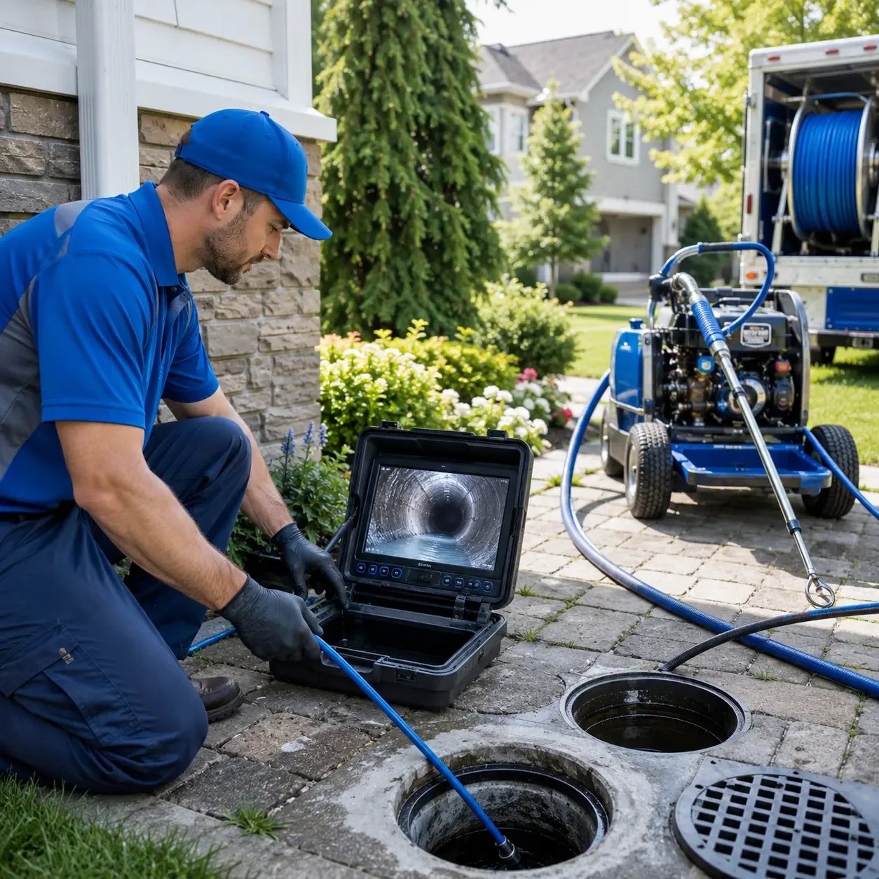 Outdoor drain cleaning professionals serving Walkertown, NC